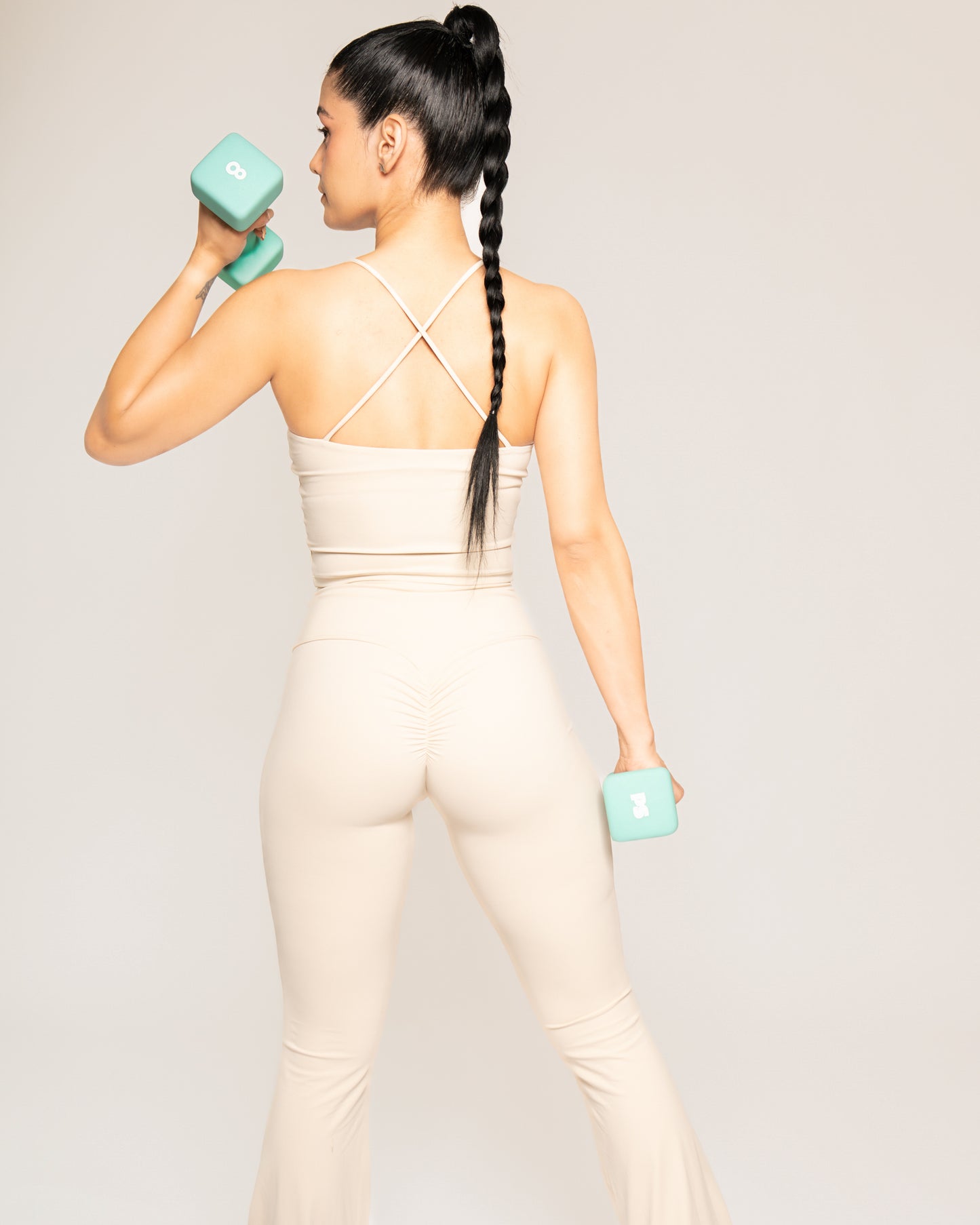 Timeless Strappy Set Cream & Black